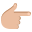:backhand_index_pointing_right_medium-light_skin_tone: 👉🏼