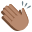 :clapping_hands_medium_skin_tone: 👏🏽
